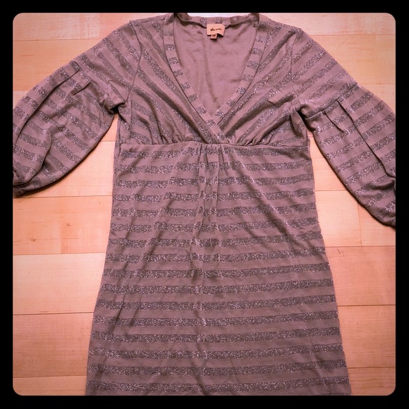 Ella Moss Dresses & Skirts - Ella Moss Metallic Striped Dress